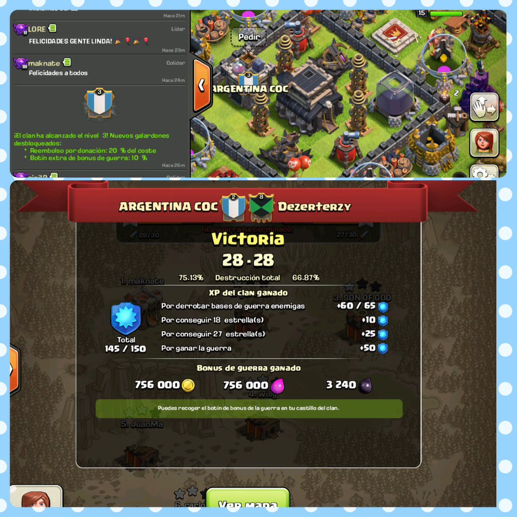 Clan ARGENTINA COC tweet media