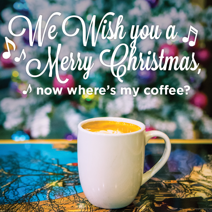 We Wish You A Merry #Christmas...
#Coffee #Waukesha #SteamingCup #CoffeeAddict