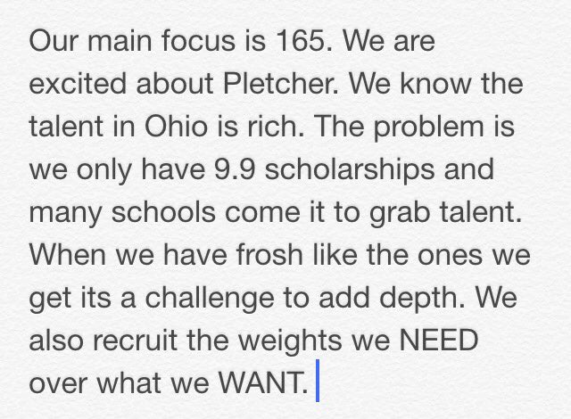 wrestlingbucks's tweet photo. Main focus for recruiting? @jjaggers2x oversees. #AskCoachRyan https://t.co/xuI78rNPrm