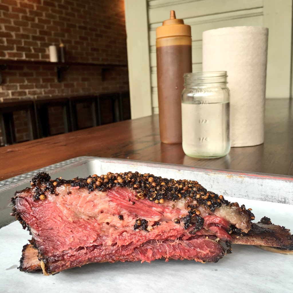 BBQsnob's tweet image. The pastrami beef rib from @TheGranarySA is one of the best things I've eaten this year. Tuesdays only.