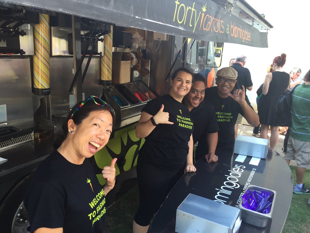 Find our fabulous #freefroyo truck today at #oliolistation in #honolulu from 10-2pm today! #alohabloomies