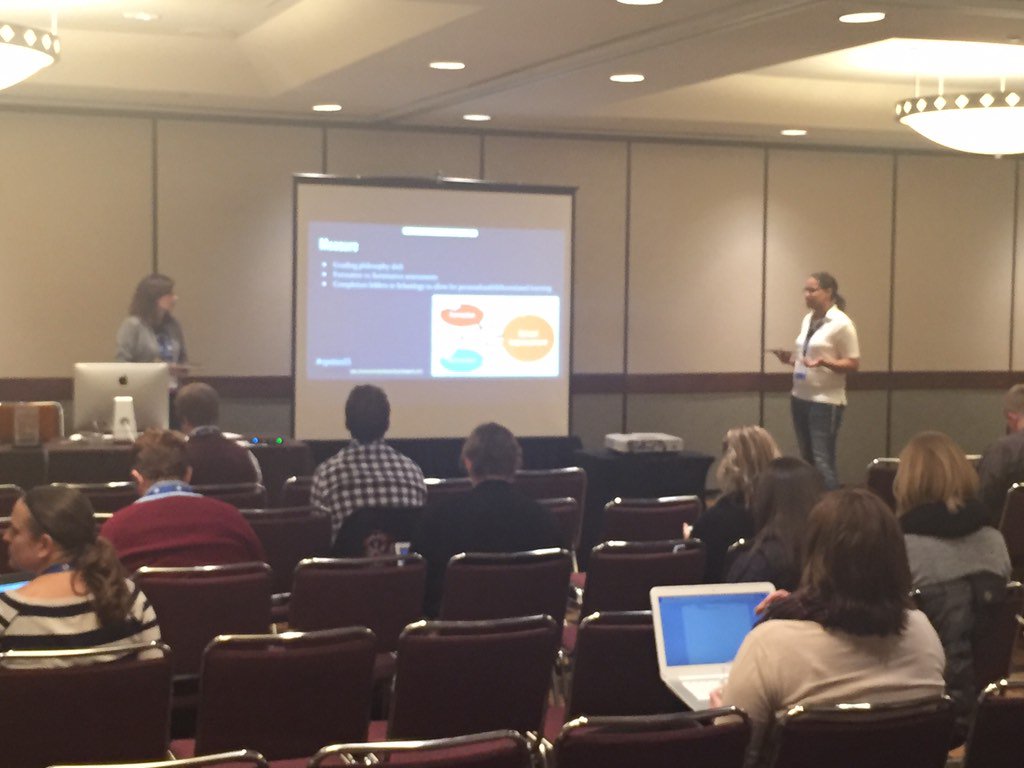 mlament's tweet photo. Personalizing learning with @lwelch616 and @TashaRTW44 #epties15 #ties15 #shiftingthinking #learnercentered @NJSwen https://t.co/o9GGmMv3A9