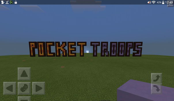 PocketTroops's tweet photo. @PocketTroops are expanding to @Minecraft Cool "something" made by one of our Commanders #Minecraft #gamedev #games https://t.co/Sis1WDoM8s