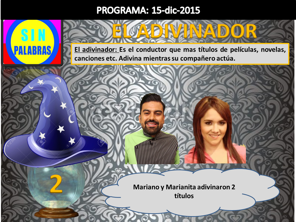 SinPalabrasVLA's tweet photo. Hoy @ChefMarianoS y @MarleneeAndrea adivinaron mas palabras en @SinPalabrasVLA https://t.co/OPngBcFiz8