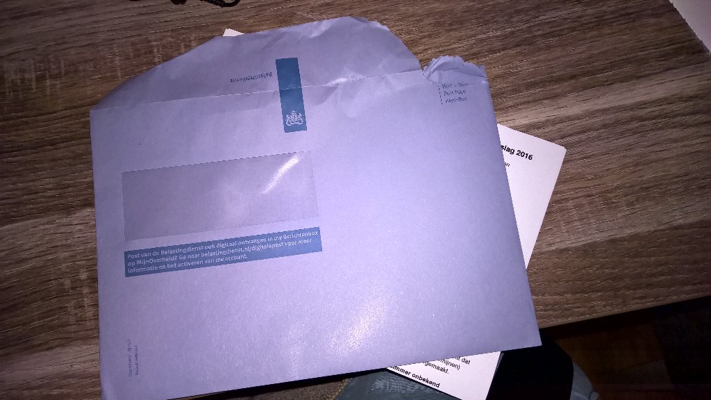 harcovenlo's tweet image. Ik dacht dat we die niet meer kregen? #blauweenvelop