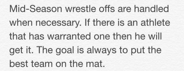 wrestlingbucks's tweet photo. How are mis-season wrestle-offs handled? #AskCoachRyan https://t.co/8qMC5XwK3X