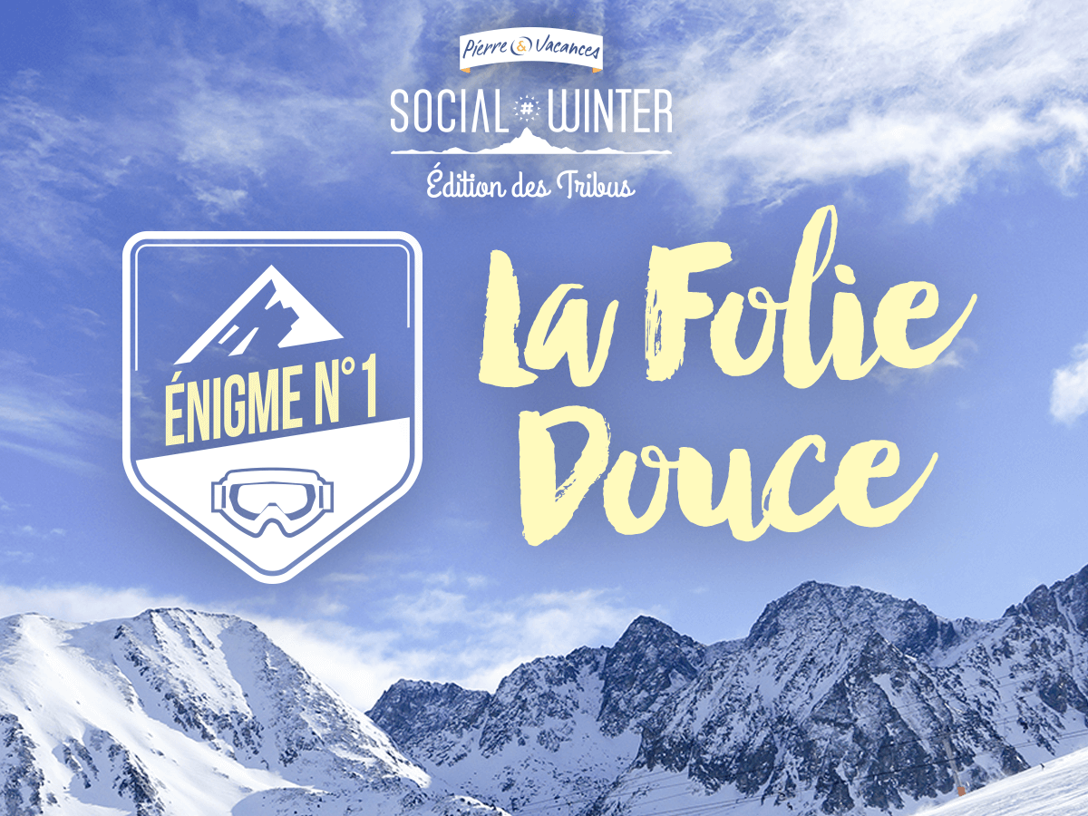 Pierre_vacances's tweet photo. Dernier jour pour répondre à la première énigme &amp; remporter l'un des 3 séjours https://t.co/r6nL6grhYM #socialwinter https://t.co/UgQulwqs6S