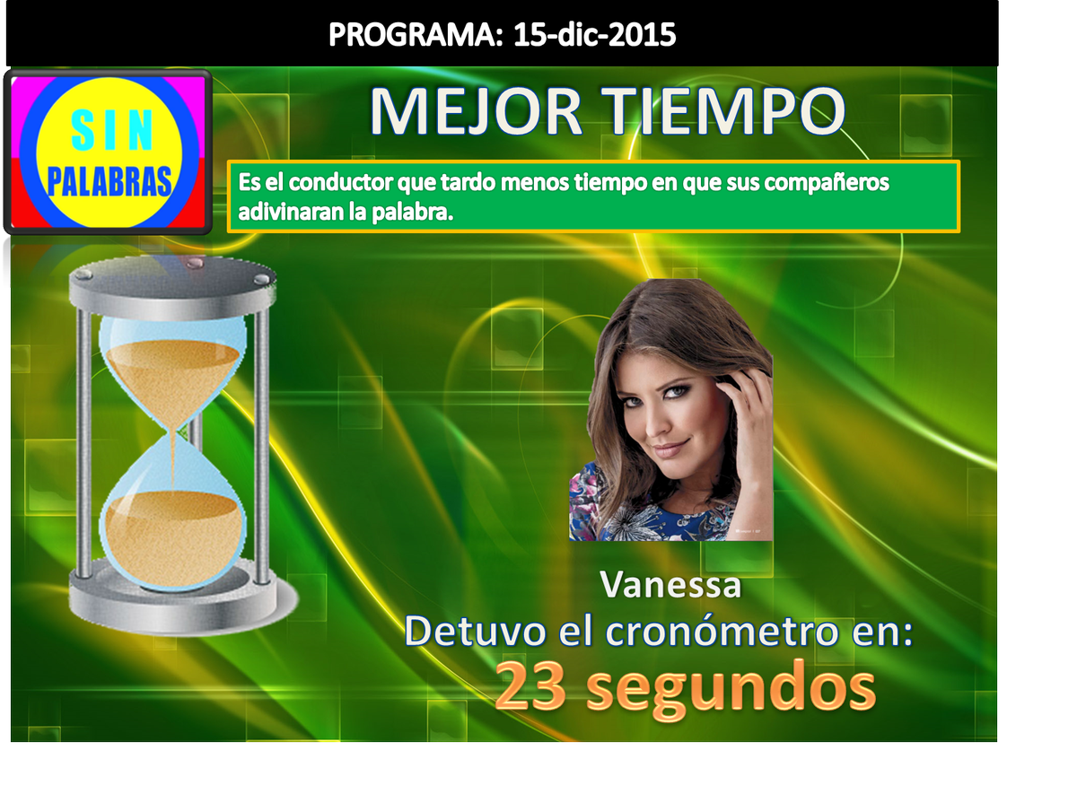 SinPalabrasVLA's tweet photo. Hoy 15-dic-15 @VZCR fue la mas rápida en @SinPalabrasVLA https://t.co/9BJ9E4YOls