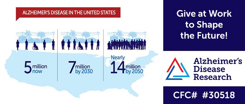 AmerCharities's tweet photo. #ShapetheFuture of #Alzheimers. Give to Alzheimer's Disease Research @_BrightFocus https://t.co/yPURktNWaq #CFC https://t.co/oZcOUDuIQ3