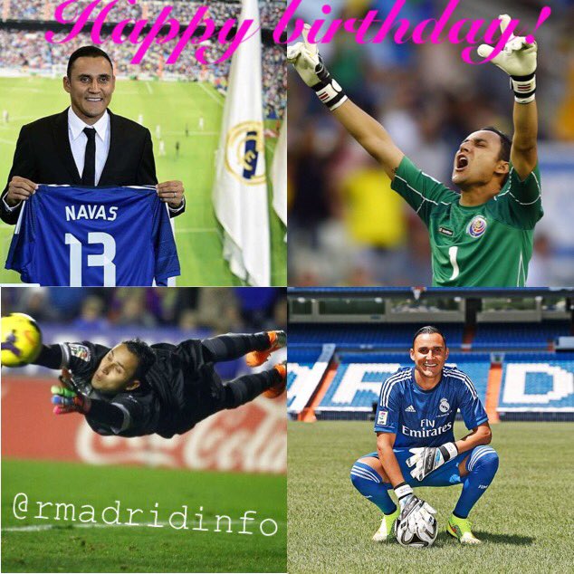 Happy birthday to Keylor Navas who turns 29 today! 