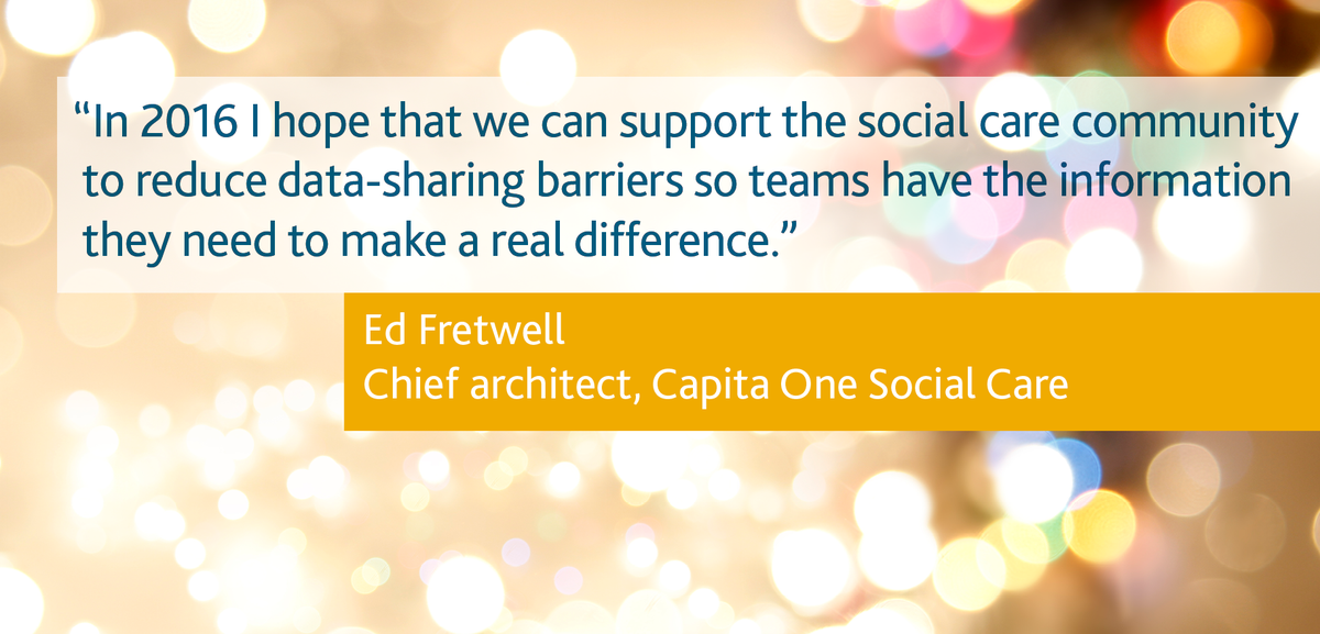 LocalGovMatters's tweet photo. ICYMI Day 15 of 24: Ed Fretwell at Capita highlights his hopes for Local Govt in 2016 #CapitaCountdown #localgov https://t.co/QLeiNJ6ZHN
