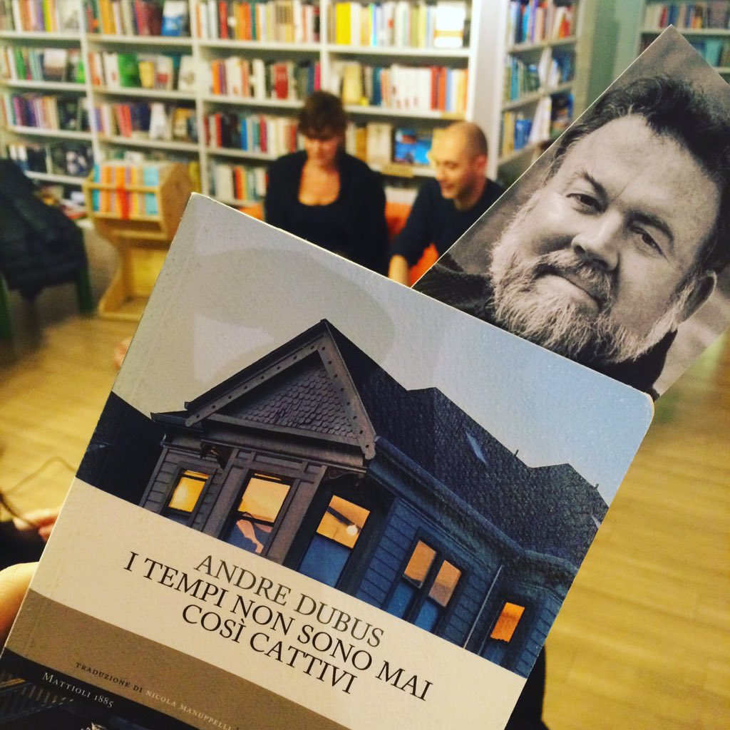 Questa sera alla #LibreriaTrebisonda di Torino parliamo di #AndreDubus con #ElenaVarvello e #NicolaManupelli