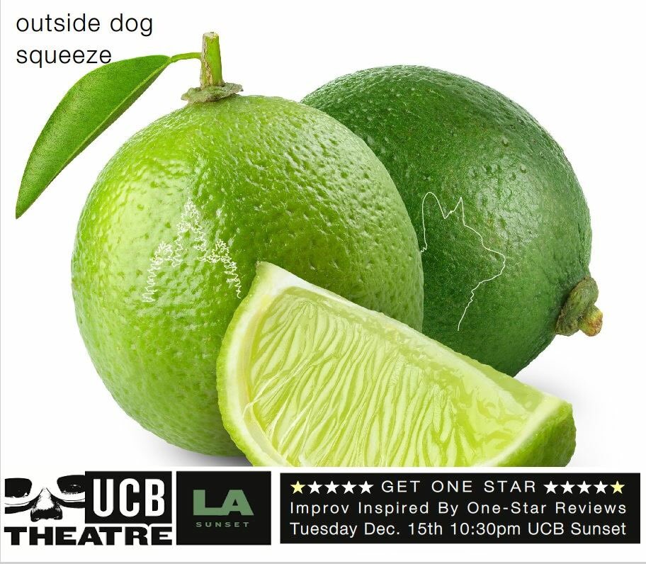 squeezecomedy's tweet photo. Squeeze performs with @TweetOutsideDog @ucbsunset tonight 12/15 10:30pm https://t.co/A6mCq885TO #onestarreviews https://t.co/mei83KzGAr