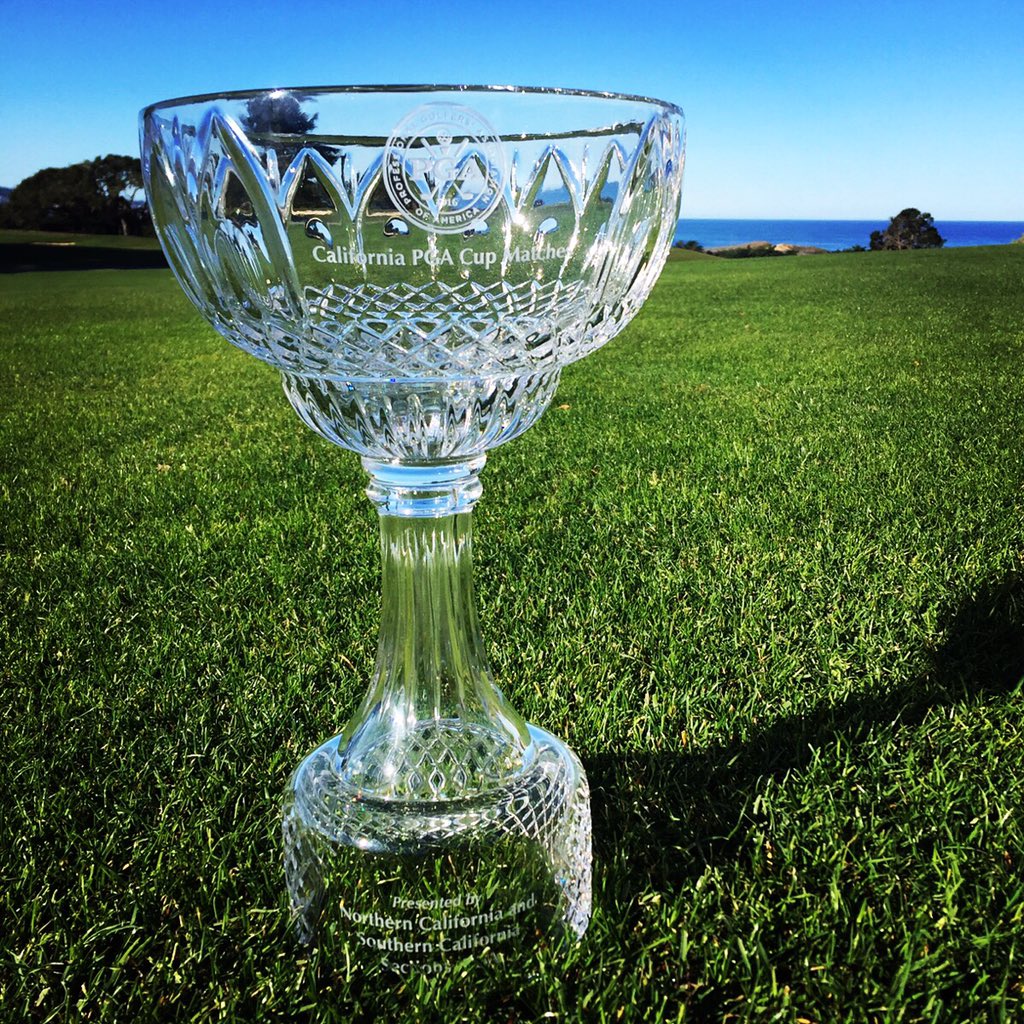 Who will claim the 🏆 at inaugural #CalCup Matches? @SCPGA trails @NorCalPGA as singles matches continue @bbhgolf. ⛳️