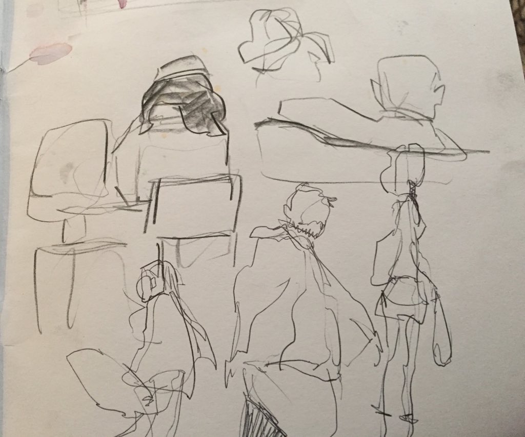 Some blobby life drawing from yesterday. 