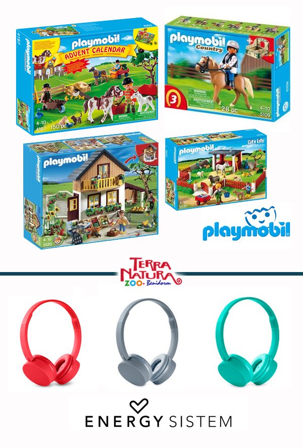 TerraNaturaZoo's tweet photo. Escribe tu carta a #PapáNoel y participa en el #sorteo de juguetes @playmobil y auriculares @EnergySistem https://t.co/V2O13o8gzZ