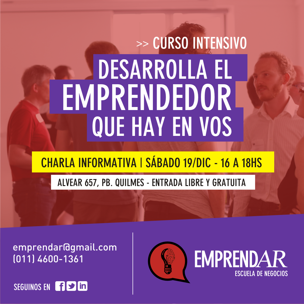 emprendar's tweet photo. #CharlaInformativa Vamos a sortear 1 curso gratis y 5 cursos al 50% entre todos lo que asistan. Entrada Gratuita https://t.co/toPY7rMGzE