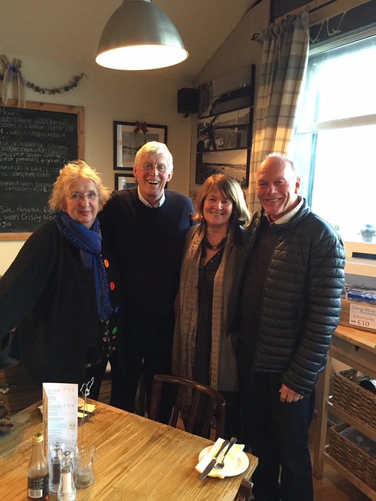 NeilTurrell_TTS's tweet photo. We also managed to catch up with Phil and Jennie, pictured here after enjoying a wonderful fish lunch at Amble. https://t.co/rFfb7pp0vr