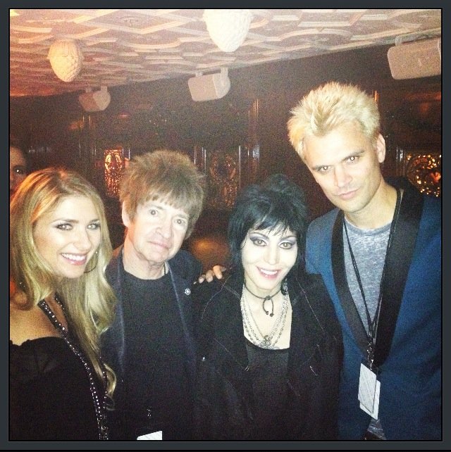 HAPPY BIRTHDAY Rodney Bingenheimer! (with Joan Jett, Kash Hovey & Christina Massari ) 