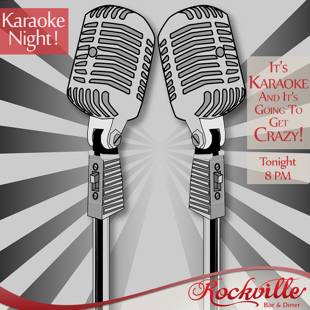 Rockville_Bar's tweet photo. It is #Karaoke night and you have to be there! Because singing is what every one is meant to do. :D #Rockville https://t.co/ySkJpZ19bK