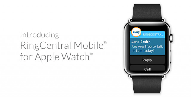 RingCentral's tweet image. Arm your mobile workforce with the RingCentral #AppleWatch app ringcentr.al/1SWbbUp