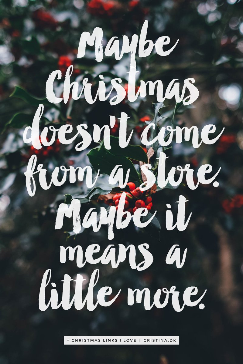 #Christmas quote + a link roundup on the blog: cristina.dk/links-i-love-c… #blogmas #lbloggers #DIY @FemaleBloggerRT