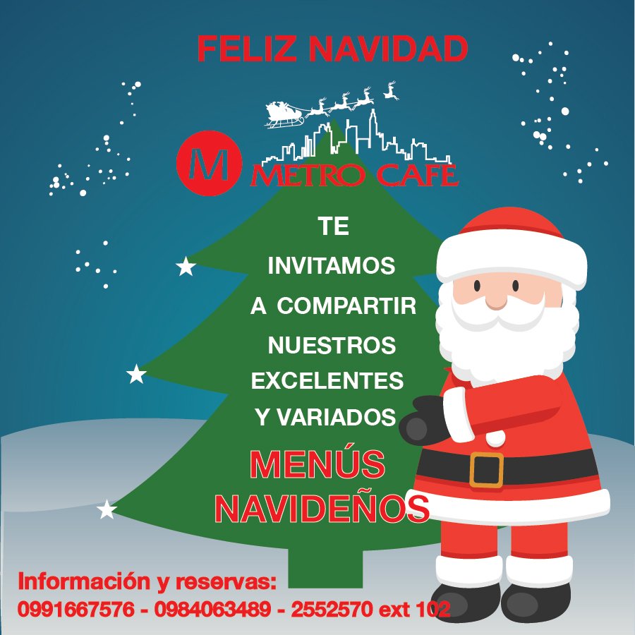 metrocafeec's tweet photo. Te invitamos a disfrutar de nuestros excelentes y variados #menúsnavideños en @metrocafeec https://t.co/Djfrb7K5jK