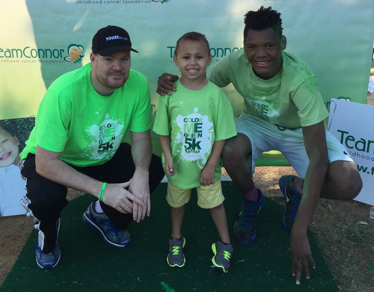PowerForwardInt's tweet image. Coach Clay and Stanley Joseph supporting #superjace in his fight against Leukemia. Stay strong buddy! #prayforjace