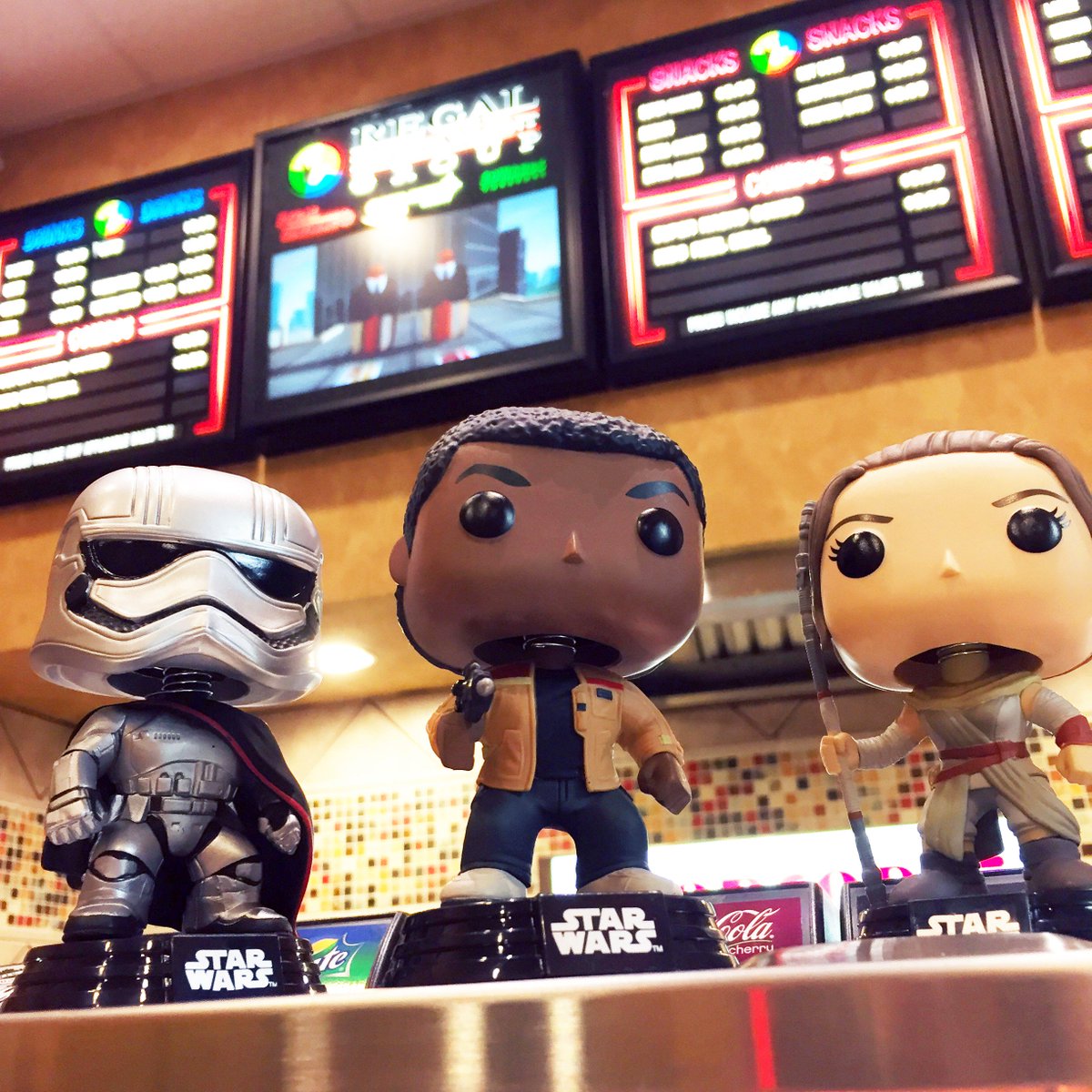 RegalMovies's tweet photo. It's almost here! Get ready and RT for your chance to win this set of #StarWars Pops! #contest https://t.co/d0Ke8dVbrI