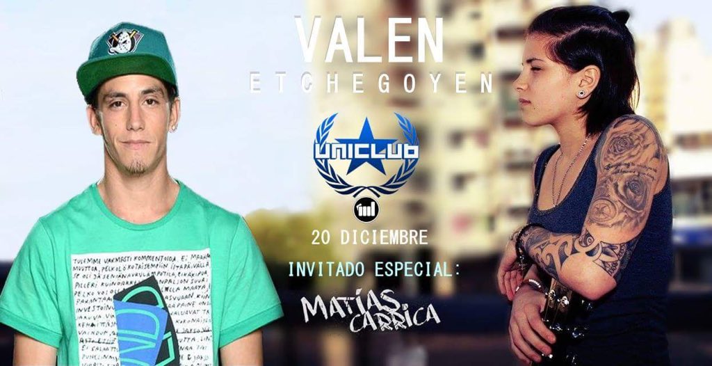 ValenEtchegoye2's tweet photo. El genio de @matiascarrica viene el 20 a cantar, vos te lo vas a perder ? Los esperamos a todos!! https://t.co/d186lIVTcm