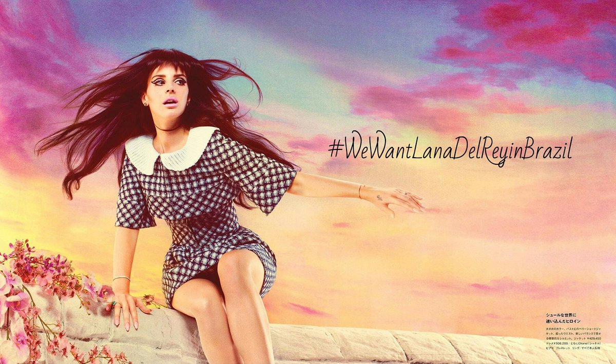 WeWantBrazilLDR's tweet photo. #WeWantLanaDelReyinBrazil @LanaDelRey @umusicbrasil https://t.co/Cj70V6IbsA