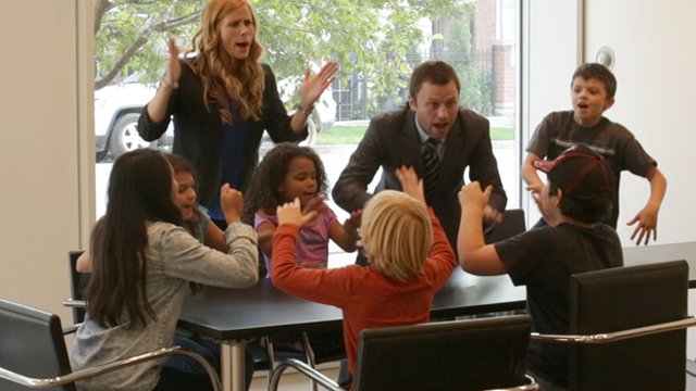 ClickHole's tweet photo. We Get Some Kids Riled Up For Pizza And Then Leave https://t.co/kgVJPrcBWL #ClickClassic https://t.co/CPQBcKFtfo