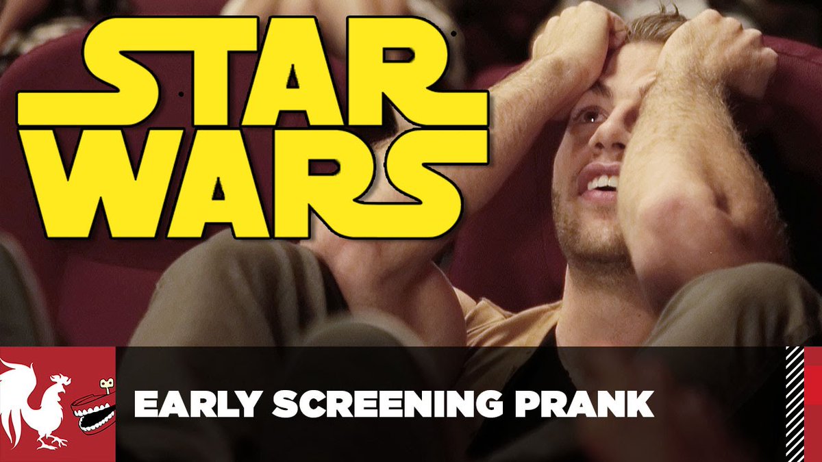 SciFiCISO's tweet photo. Early Star Wars Screening Prank https://t.co/YMnX43470j https://t.co/UHJ7G3vHkn