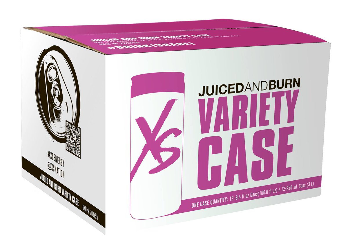 xsnation's tweet photo. The all NEW XS Juiced and Burn Variety Cases are hitting the shelves next week at @AmwayUS! https://t.co/D95pZTPhv5