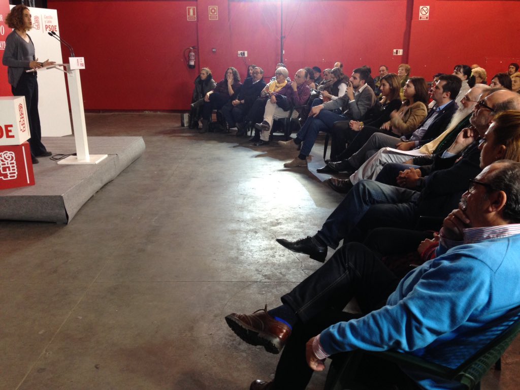 psoeburgos's tweet photo. Meritxell Batet: "Todas las conquistas sociales en este país han venido de la mano del Partido Socialista #VOTAPSOE https://t.co/64gcC8i3Tk