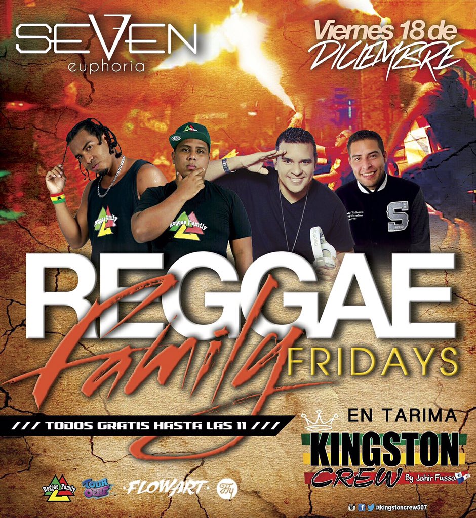 JahirFussa's tweet photo. #Chorrera discoteca SEVEN @KingstonCrew507 @ReggaeFamily507 #maaddd el viernes https://t.co/SpBnLU9BLQ