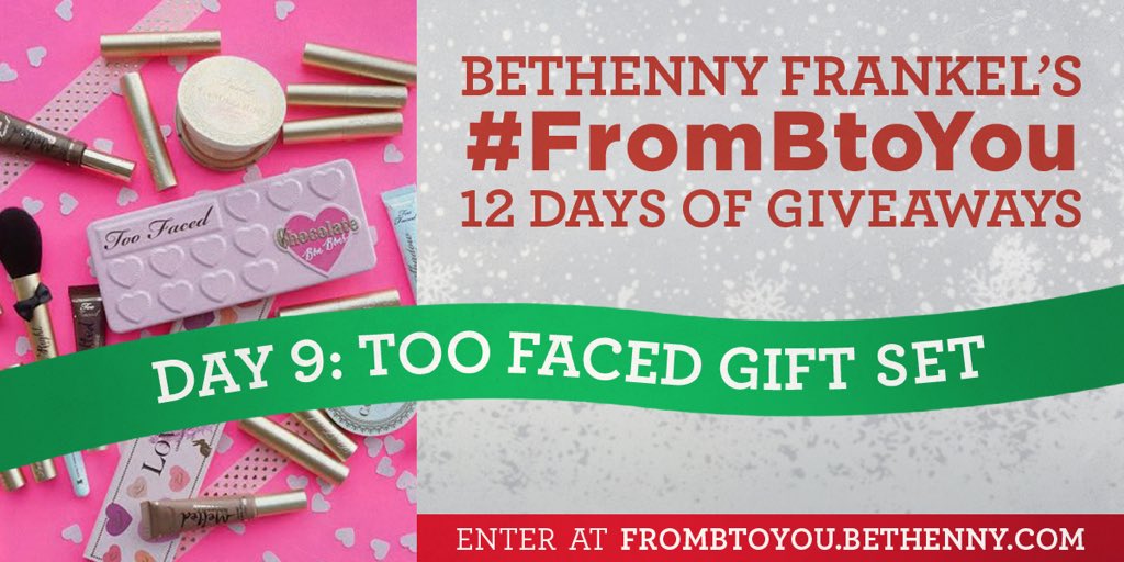 Bethenny's tweet photo. The @TooFaced Soleil Bronzer is AMAZE. That & more in today's #giveaway! #FromBtoYou Enter: https://t.co/tTlYzJZJfM https://t.co/jSabSQwp7C