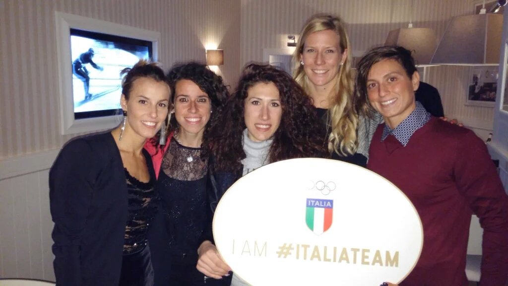 eleagiorgi's tweet photo. #ItaliaTeam 💙 #xmasparty 🎄🎅 🔝🎁🎄 @ItaliaTeam_it 
#roadToRio 💪🍀👣 https://t.co/cJxyn6LXUE