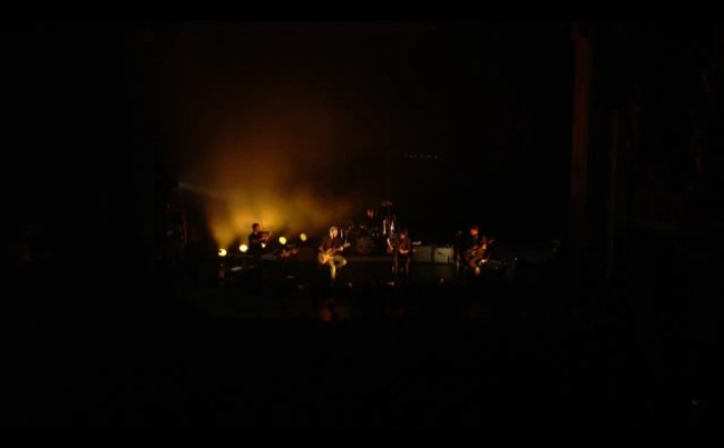 Regborn's tweet photo. Är på dEUS-konsert. Eller ja, officiell livesändning. Kul ändå! #dEUS #softelectrictour https://t.co/rQ6c6kA7c6