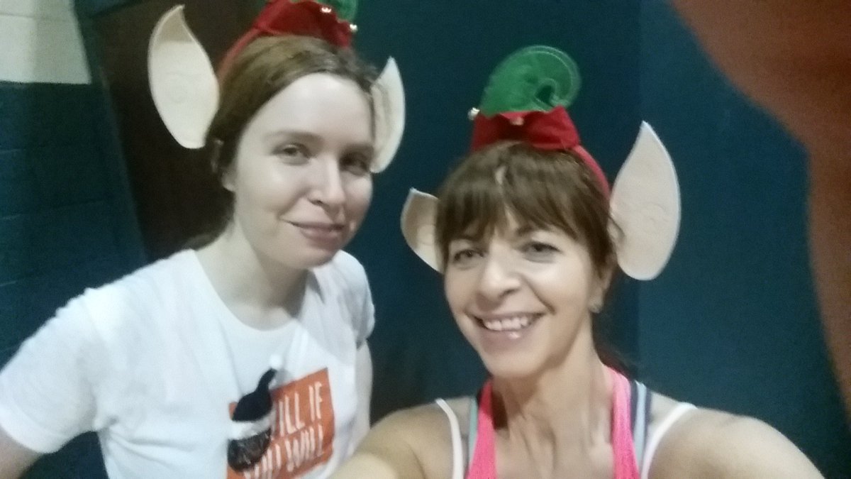 DeborahBActive's tweet photo. Getting into the spirit of Christmas at @Piloxing at @BuryCouncil #Radcliffe tonight #elfercise @I_will_if https://t.co/3p2VW229CQ