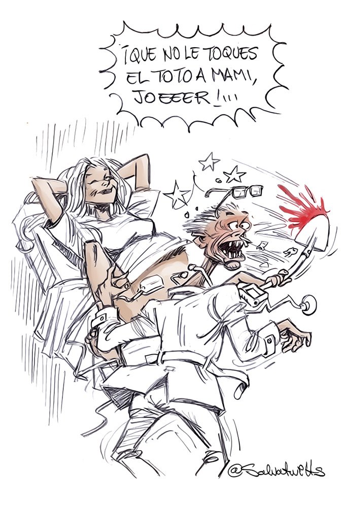Doña @piedadcalero las pruebas indican que su bebé está sano y responde con fuerza a los estímulos.
#TuitsATrazos