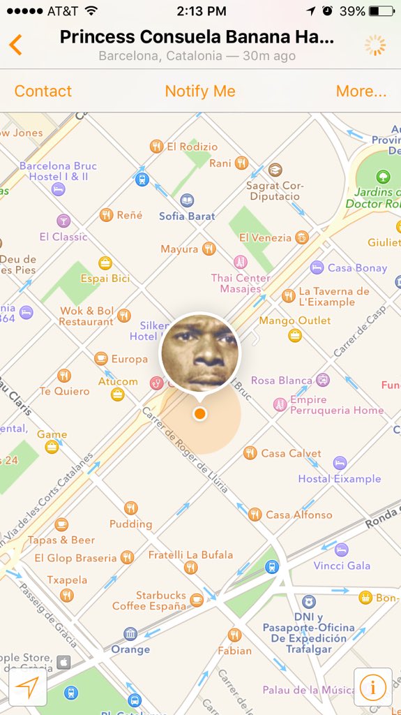 kambeaty10's tweet photo. Tracking @kel_bel21 over in Spain like... https://t.co/vYPa7KkhBy