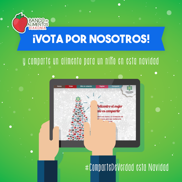 BcoAlimentosGye's tweet photo. Vota por nosotros y comparte un alimento para un niño en esta Navidad. #ComparteDeVerdad https://t.co/zHkhUsPsZR https://t.co/JPl357k0yr