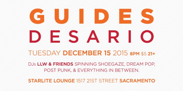 LLWPresents's tweet photo. Tonight @ Starlite: @WeAreGUIDES + @DesarioBand + me spinning weird cuts that everybody likes but nobody's heard of. https://t.co/f0p3NJzv72