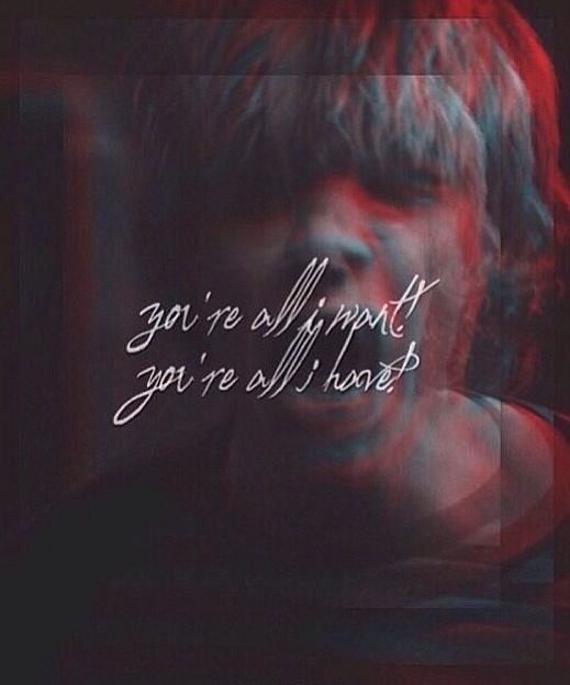Your're I want you're all I have