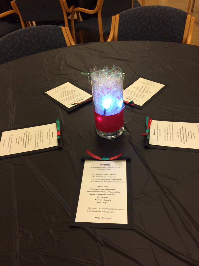 VenaMF's tweet photo. @KPNorthwest KP LEAD Celebration of Kwanzaa! https://t.co/IBtI2QLEMu