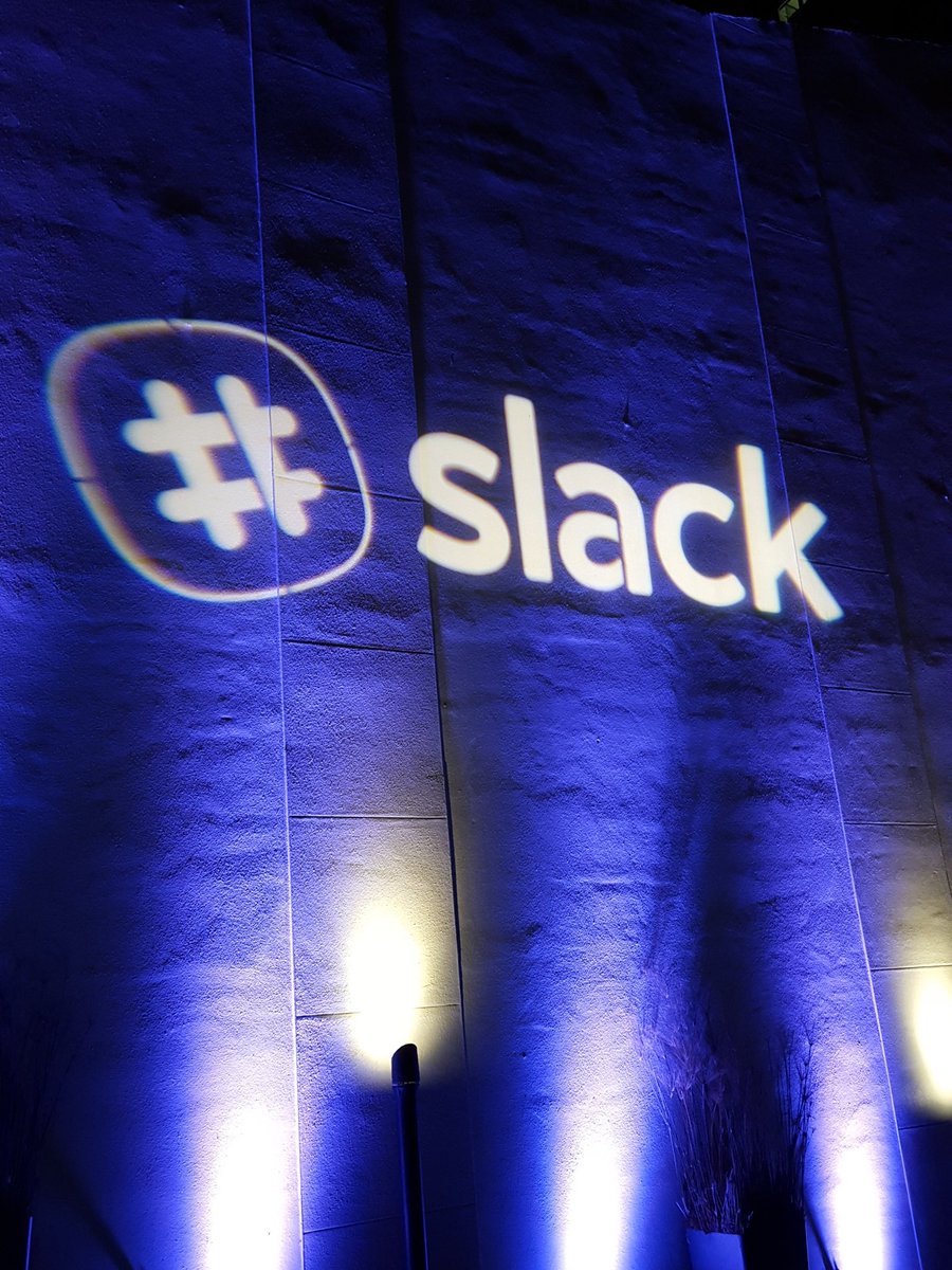 guyma's tweet image. Interested to hear what the @SlackHQ team is going to announce tonight @ #slackevent...