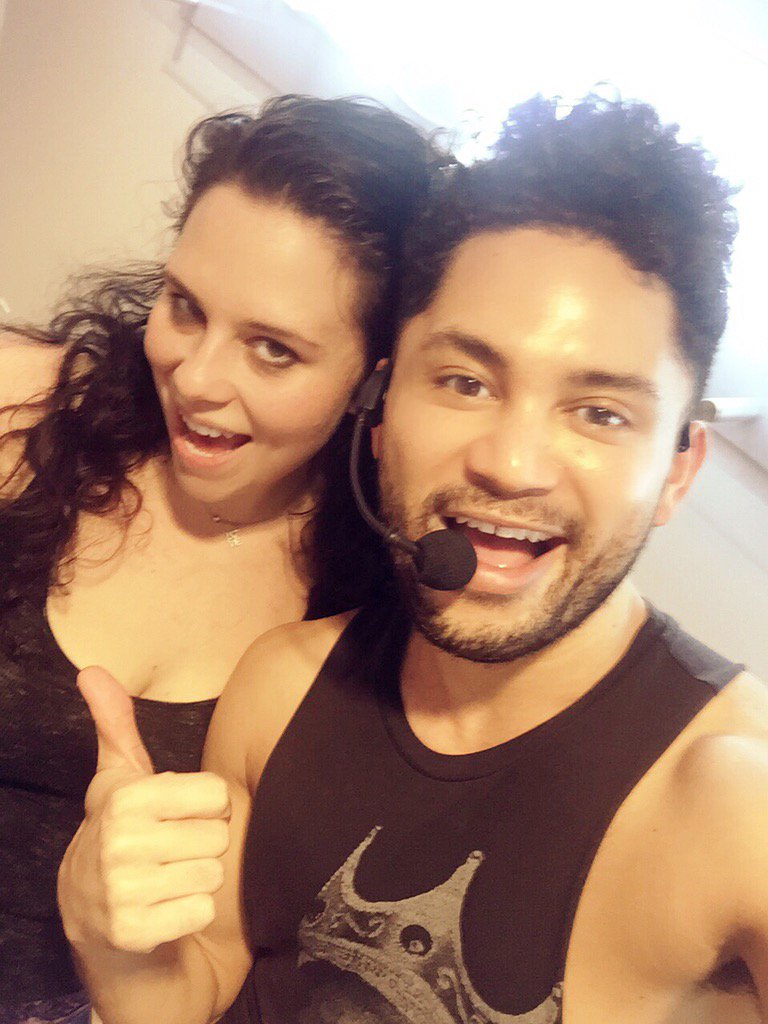 isaacboots's tweet photo. Shoutout to one of my fave @soulcycle riders! So proud of you, squirrel! @roxnessmonster 👯👸🏻🐿#SweatWithIsaac https://t.co/EHZMysApgd