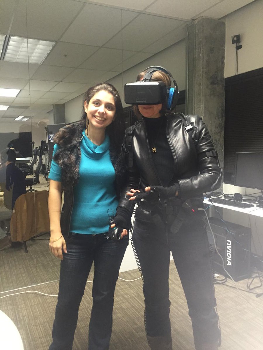 LisaKotecki's tweet photo. About to jump into AltspaceVR with this fine lady @NicoleLazzaro for our final #VRTechTalk! https://t.co/DjIjF3DLUi https://t.co/ddCSm9ksL0