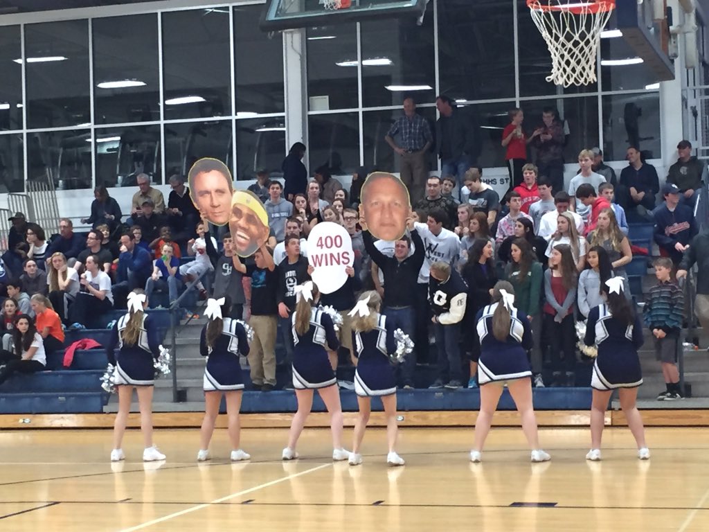CheerGHHS's tweet photo. Way to go Bobcats! Congrats to Coach Corbett for his 400th win! #ptbb @grandviewhhs @GHAthleticDept https://t.co/fOPq1BXX1T